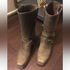 Frye Harness 12R Moto Boots - Womens size 6.5M